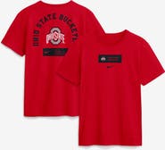 Nike Men's Nike Scarlet Ohio State Buckeyes Primetime Crew T-Shirt