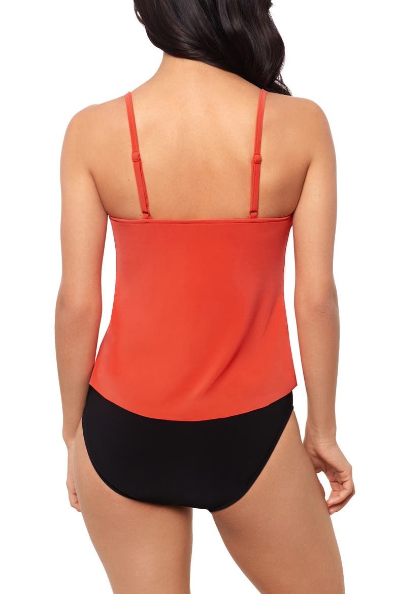 'Rita' Tankini Top, Alternate, color, BLAZE