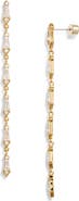 Nordstrom Kite Cubic Zirconia Linear Drop Earrings