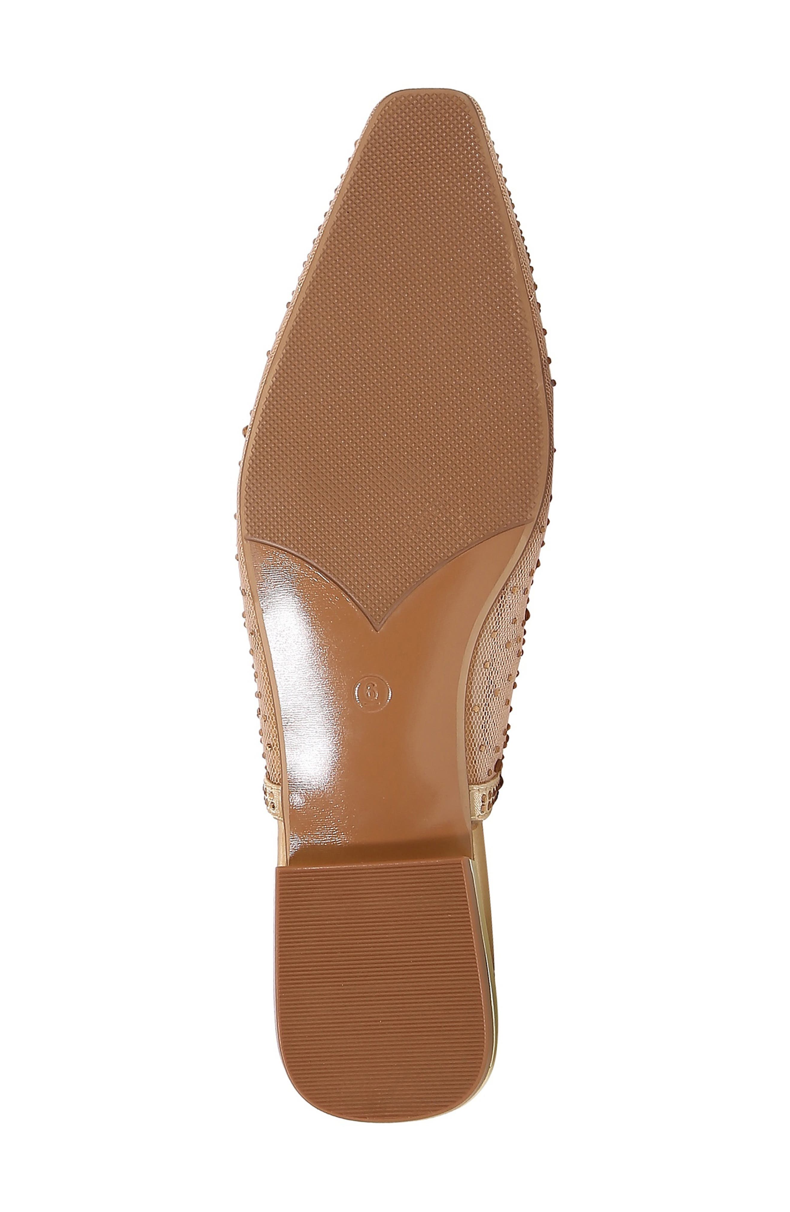 Kar Embellished Slingback Flat, Alternate, color, GOLD