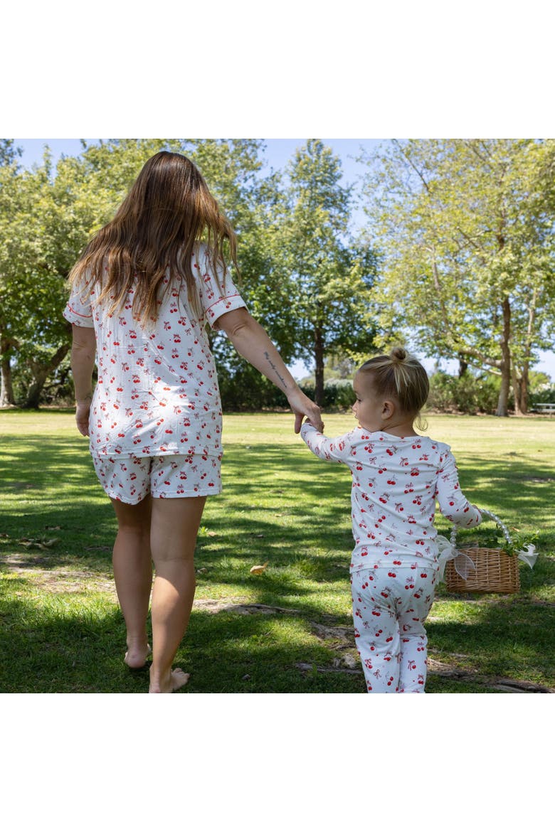 Kids' Cherry On Top Set of 2 Piece Pajamas, Alternate, color, Cherry On Top