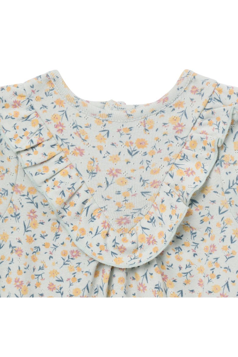 Bubble Romper and Tights Set, Alternate, color, Tiny Floral