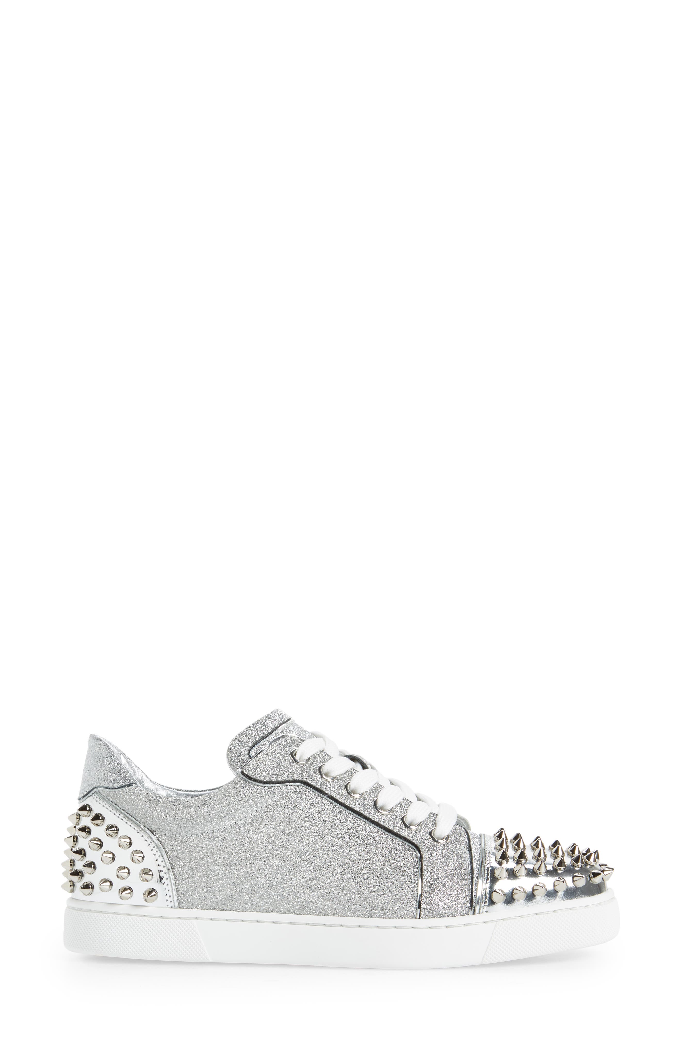 Christian Louboutin Viera 2 Spike Sneaker, Alternate, color, 