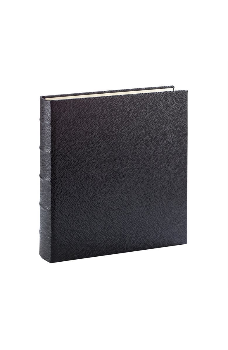 Graphic Image Large 3-Ring Clear Pocket Album, Main, color, Black