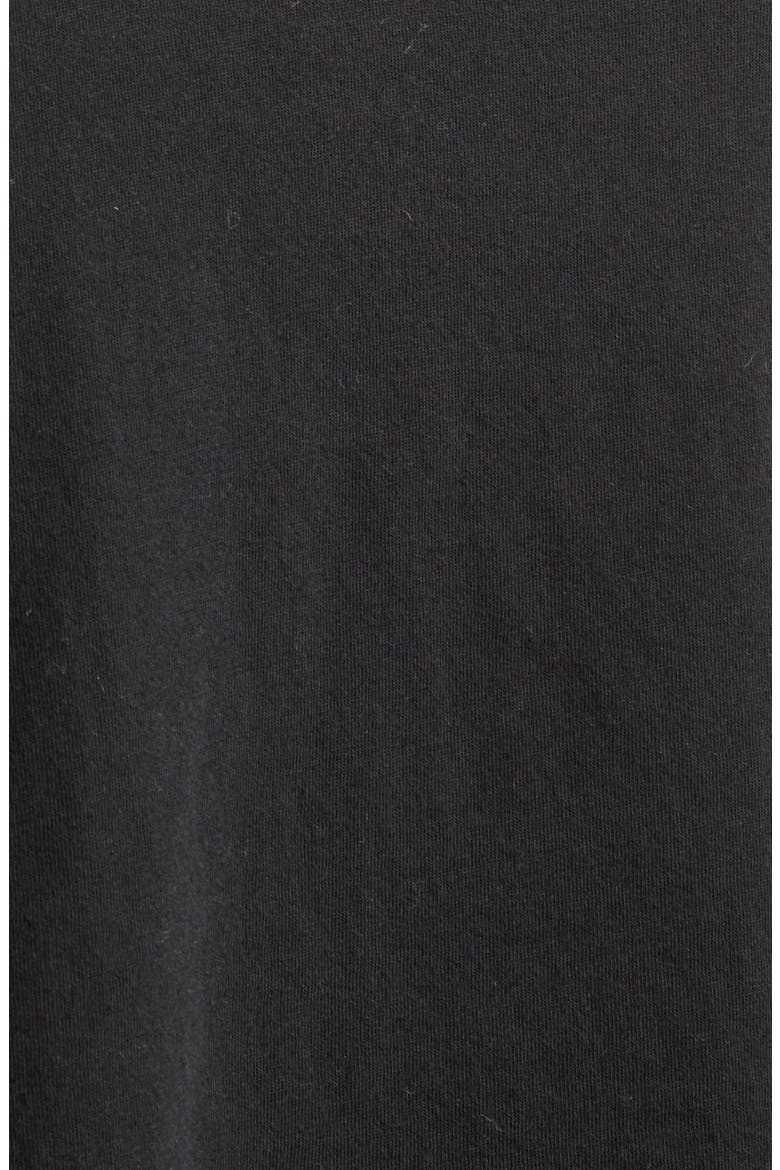 Classic Cotton Jersey V-Neck T-Shirt, Alternate, color, BLACK