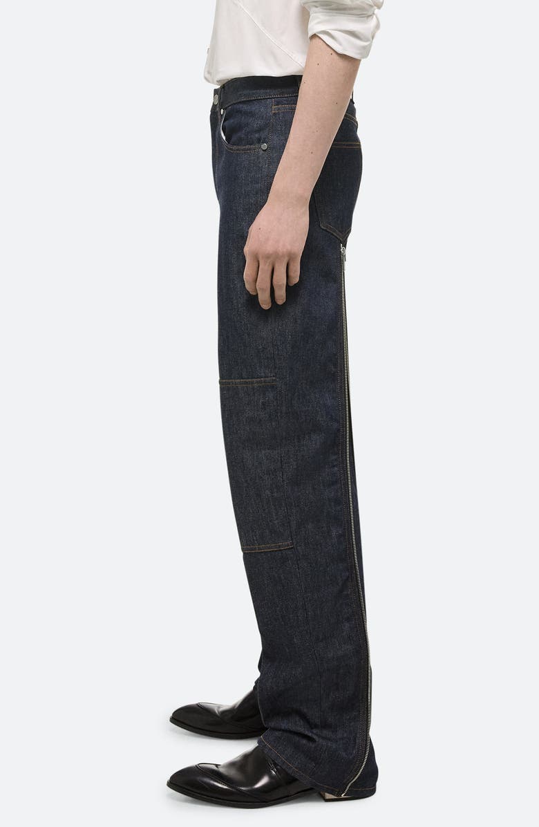 Helmut Lang Dual Zip Carpenter Straight Leg Jeans, Alternate, color, 