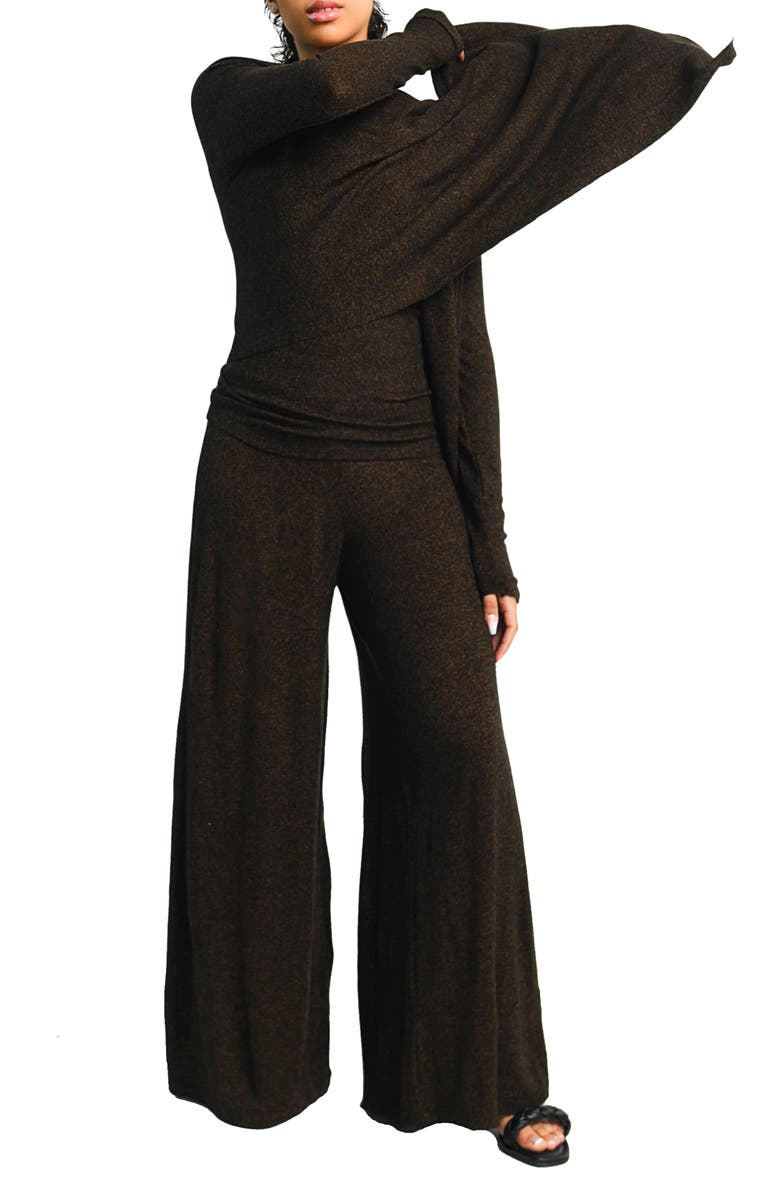 Dai Moda Cat Longline Wrap Cardigan, Alternate, color, 