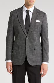 Tahari Slim Fit Houndstooth Blazer