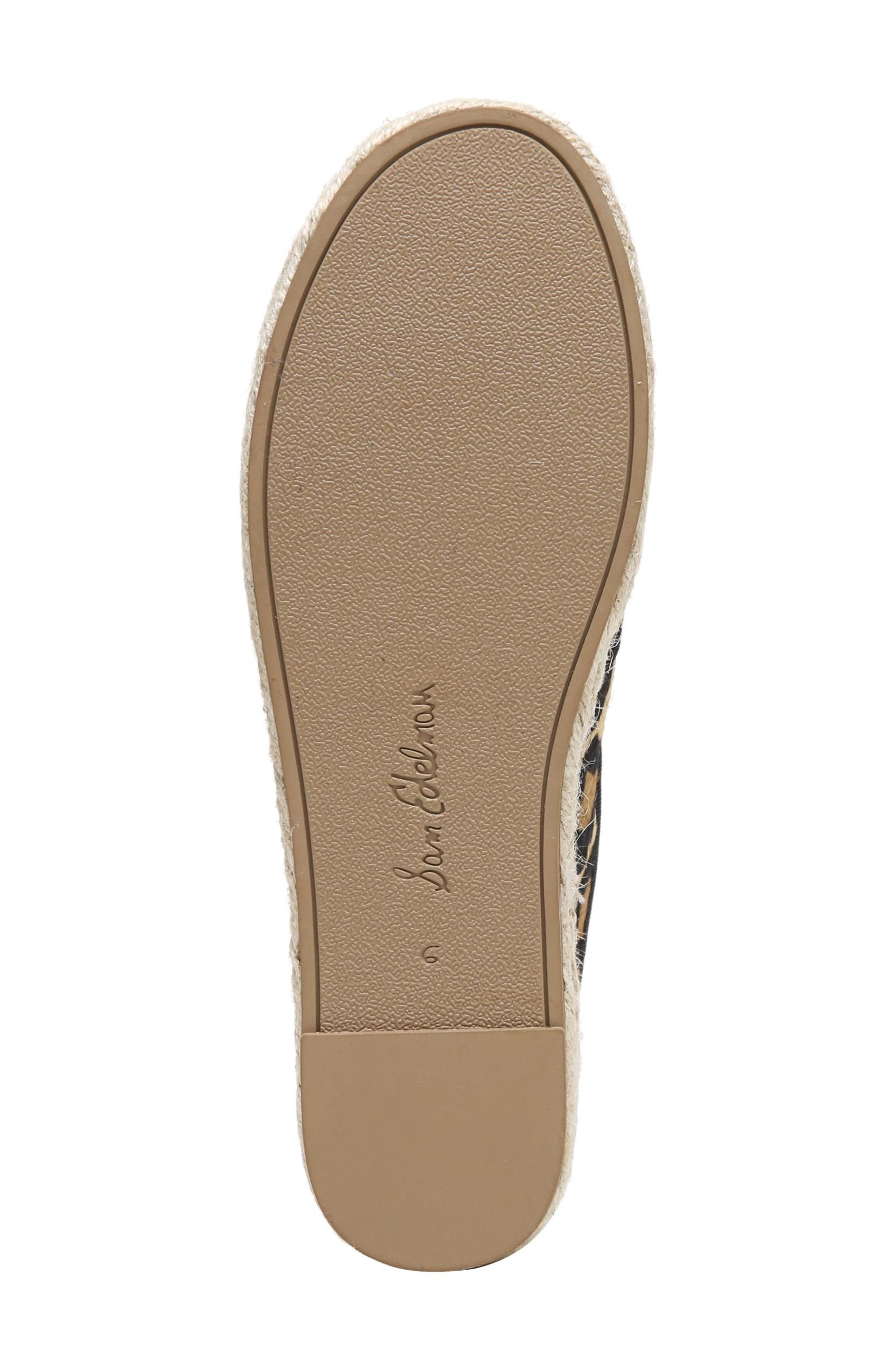 'Carrin' Espadrille Flat, Alternate, color, NEW NUDE LEOPARD CALF HAIR