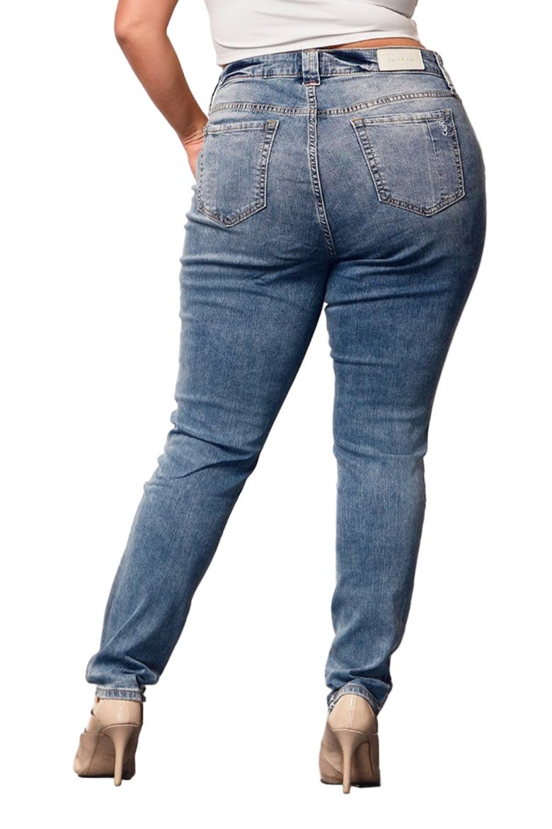 High Waist Skinny Jeans, Alternate, color, MELODY