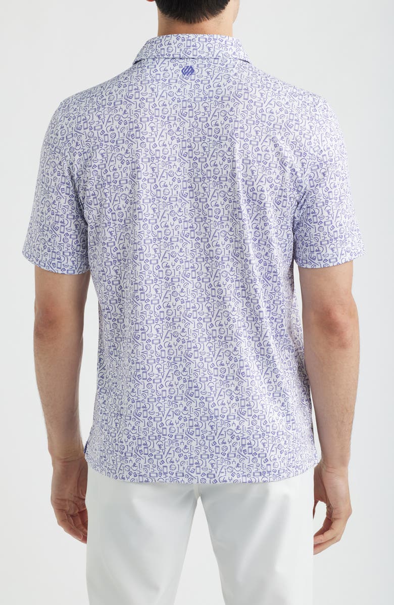 Johnston & Murphy XC+<sup>™</sup> Performance Game Day Polo, Alternate, color, Purple