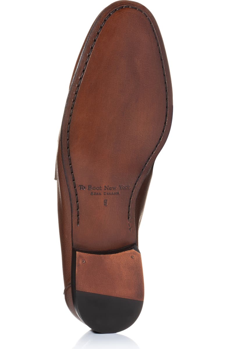 TO BOOT NEW YORK Ravello Penny Loafer, Alternate, color, Medium Brown