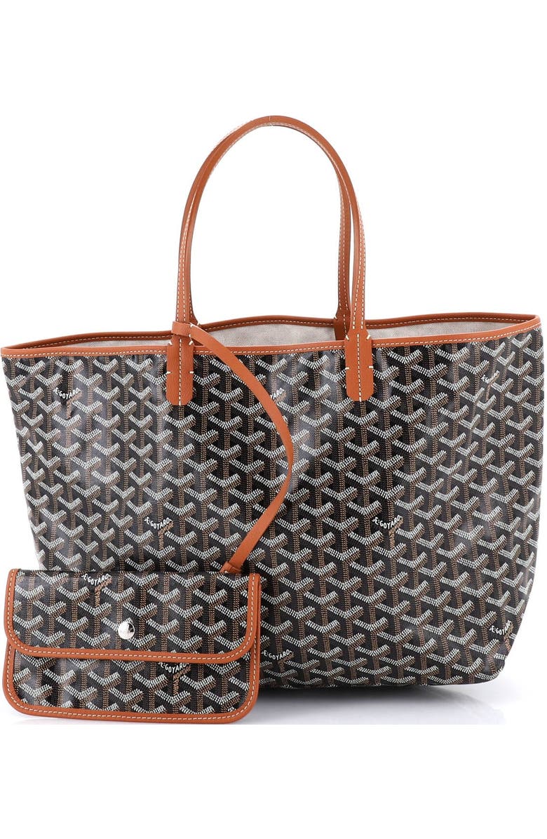 Pre-Owned Goyard Saint Louis Tote Coated Canvas PM, Alternate, color, Brown