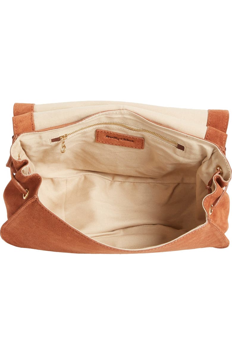 See by Chloé 'Medium Collins' Leather & Suede Messenger Bag, Alternate, color,
