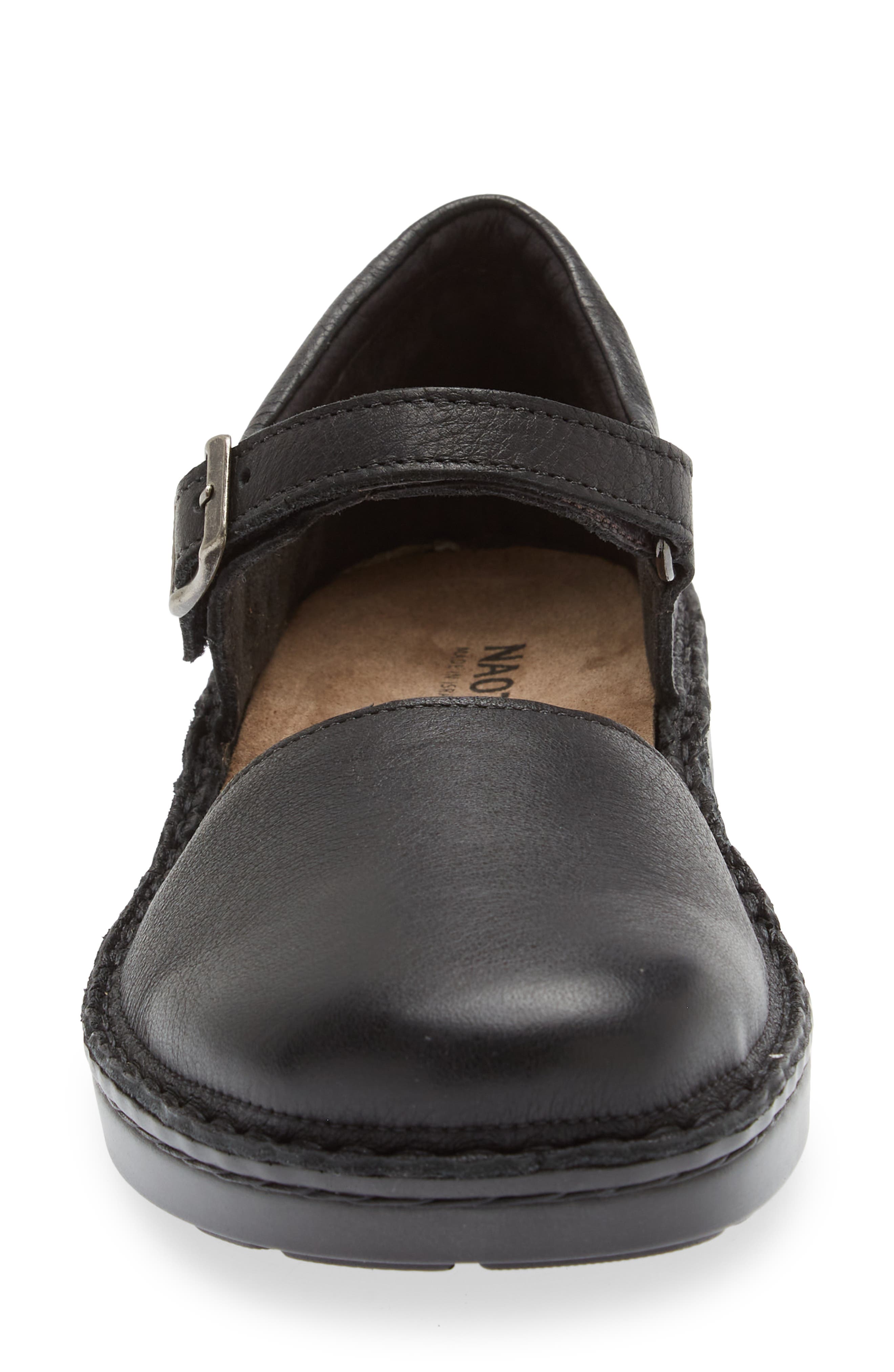 Naot Catania Mary Jane Flat, Alternate, color, Soft Black Leather