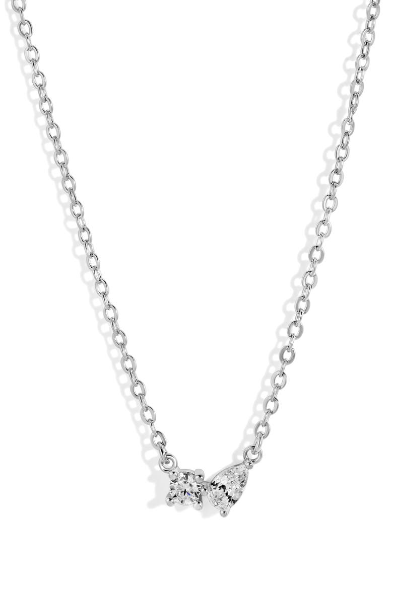 Bryn Pendant Necklace, Main, color, SILVER