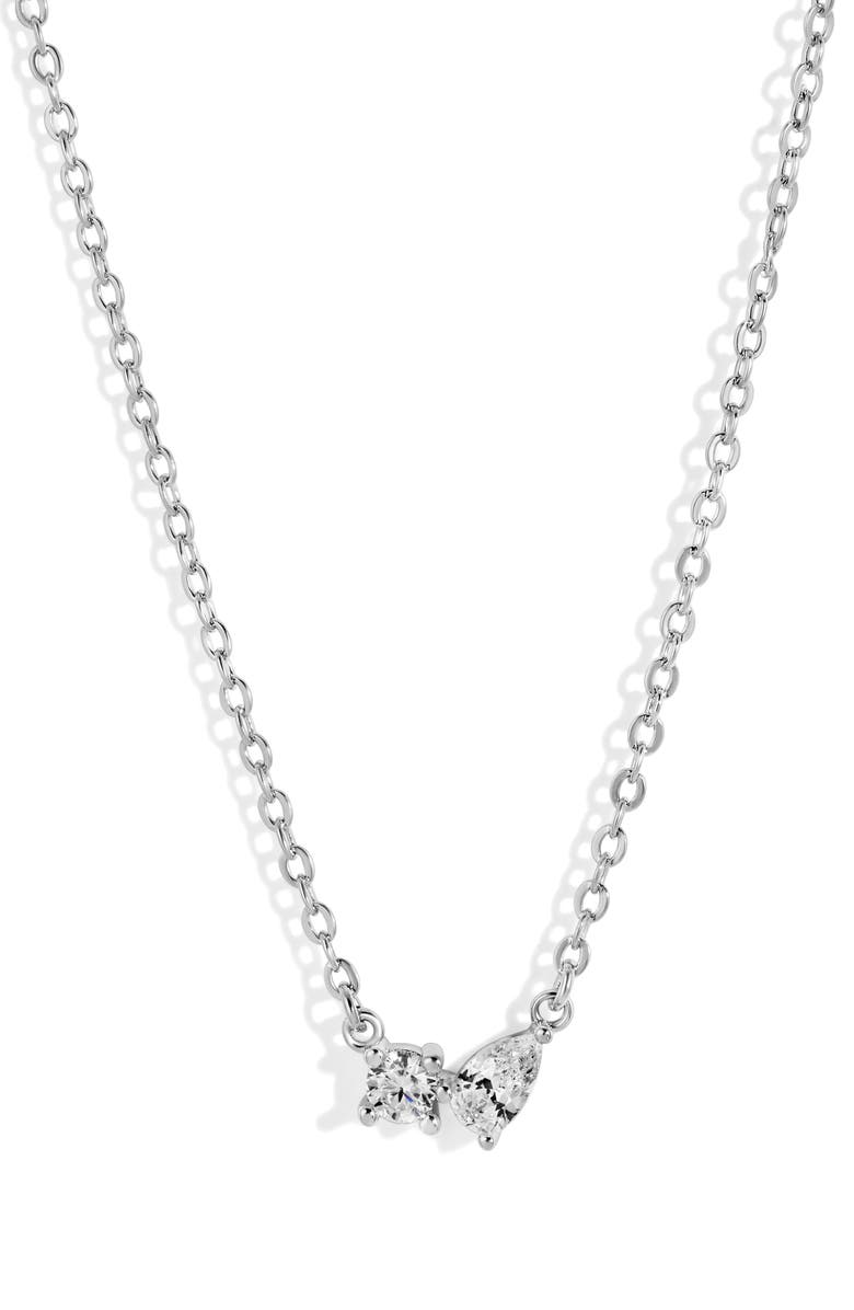 LILI CLASPE Bryn Pendant Necklace, Main, color, Silver