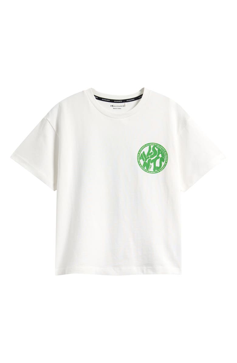 smALLSAINTS by ALLSAINTS Kids' Distortion Orlando Cotton Graphic T-Shirt, Main, color, White