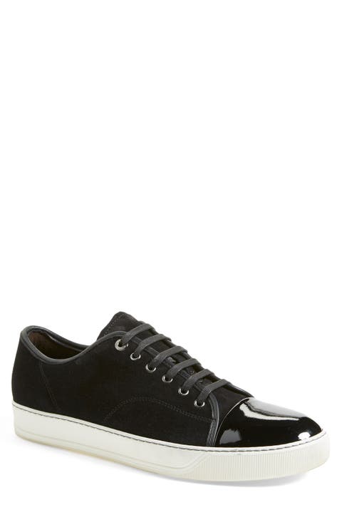 Dbb1 Suede And Patent Leather Sneakers