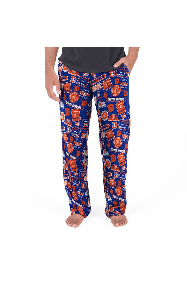 Men's Concepts Sport Navy Denver Broncos Throwback Logo Grady Pants, Main, color, Navy