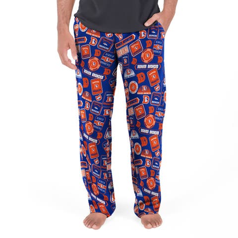 Men's Concepts Sport Navy Denver Broncos Throwback Logo Grady Pants