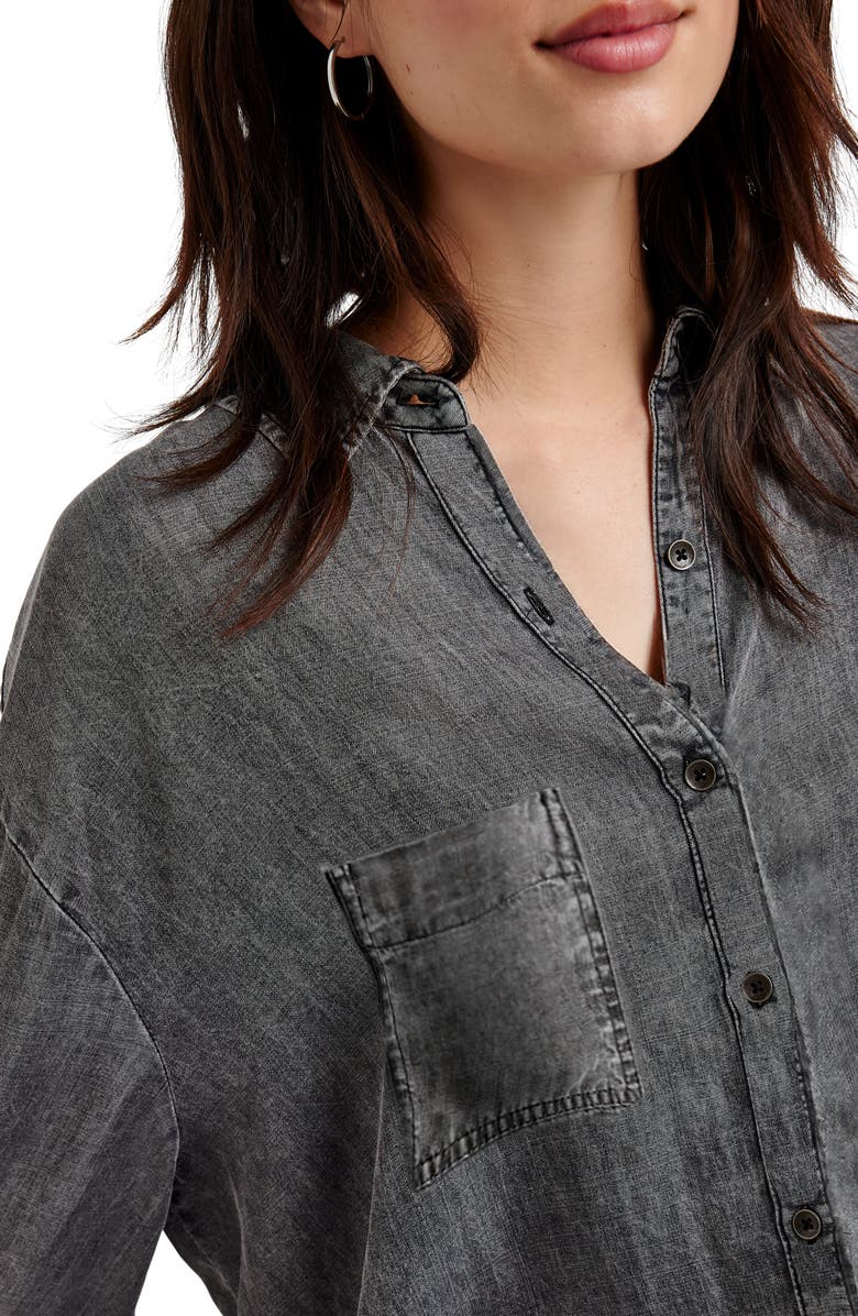 Splendid Macie Denim Button-Up Shirt, Alternate, color, 