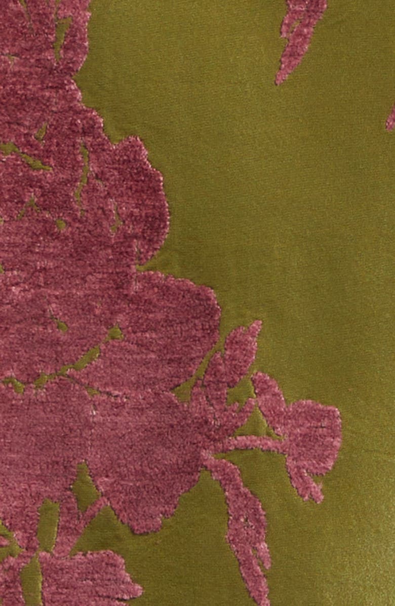 Dries Van Noten Vondel Floral Fil Coupé Satin Jacket, Alternate, color, Pink