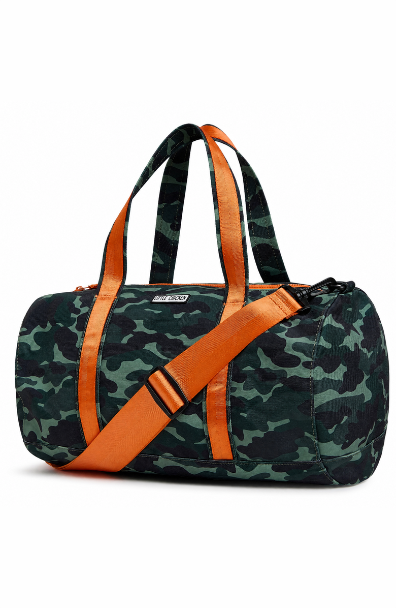 Little Chicken Kids' Travel Duffle Bag, Main, color, Green Multi
