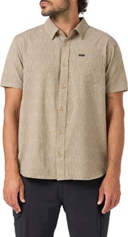 O'Neill TRVLR Performance Short Sleeve Button-Up Shirt