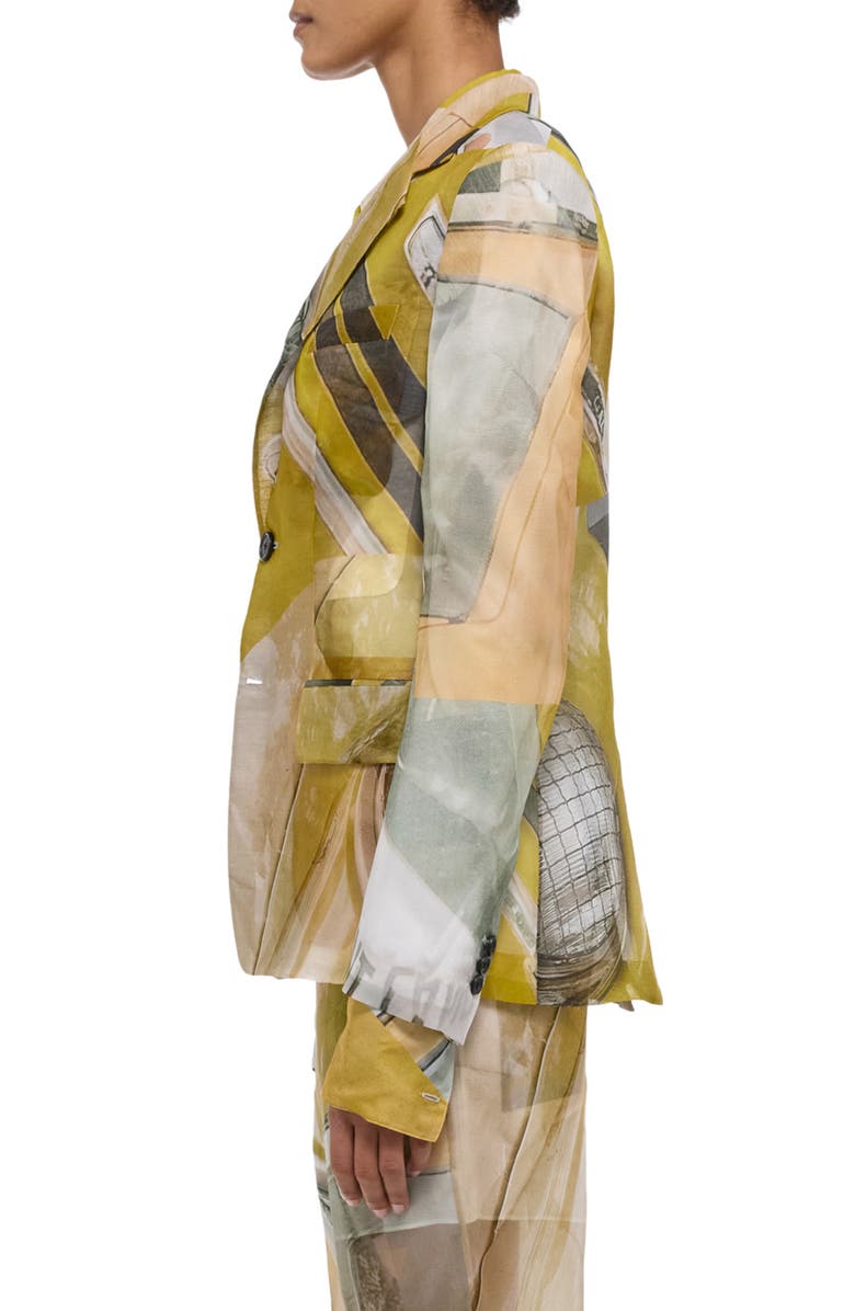 Helmut Lang Print Blazer, Alternate, color,