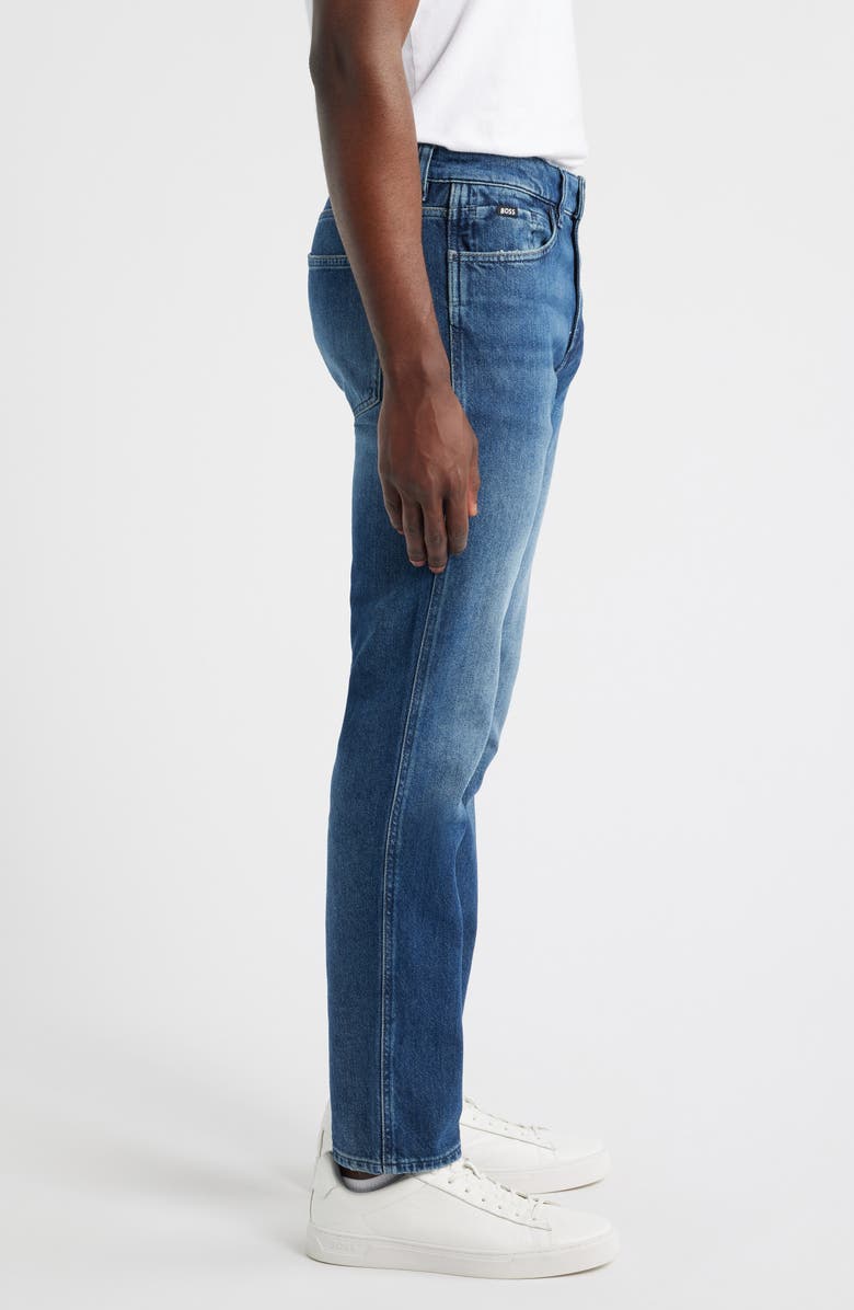BOSS Delaware Slim Fit Jeans, Alternate, color, Navy