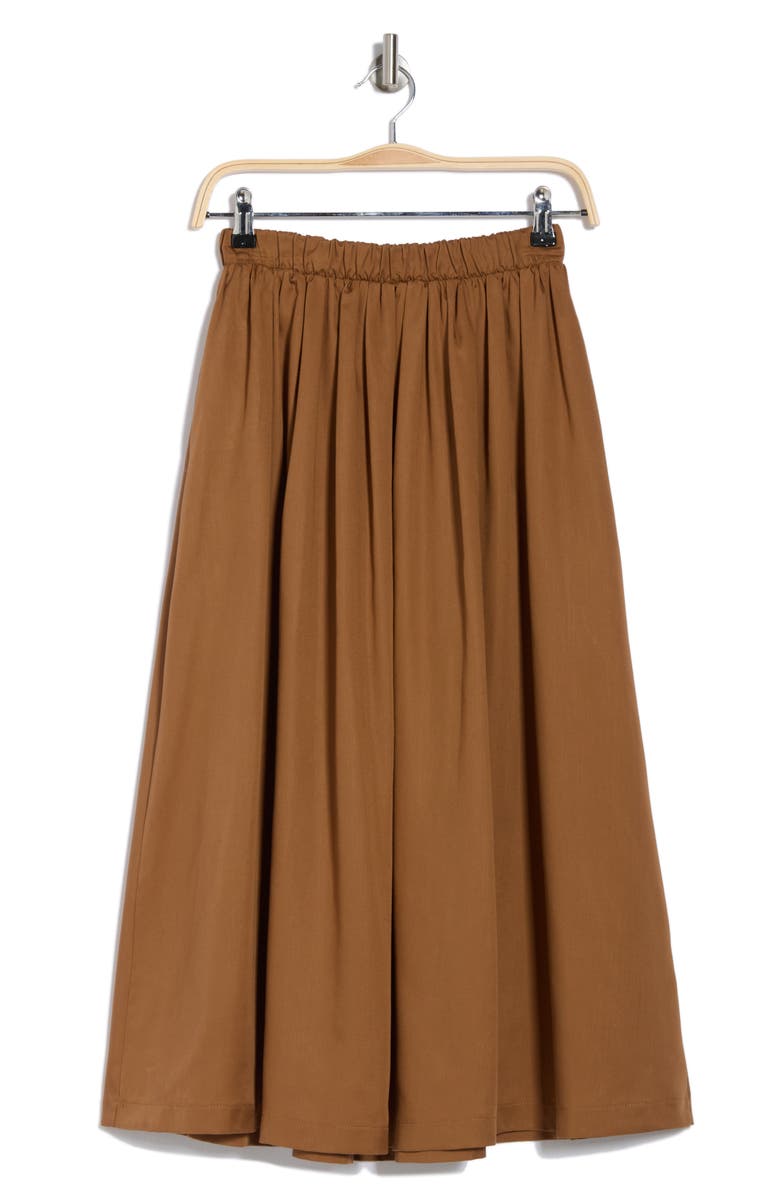 Renee C Flared A-Line Midi Skirt, Alternate, color, 
