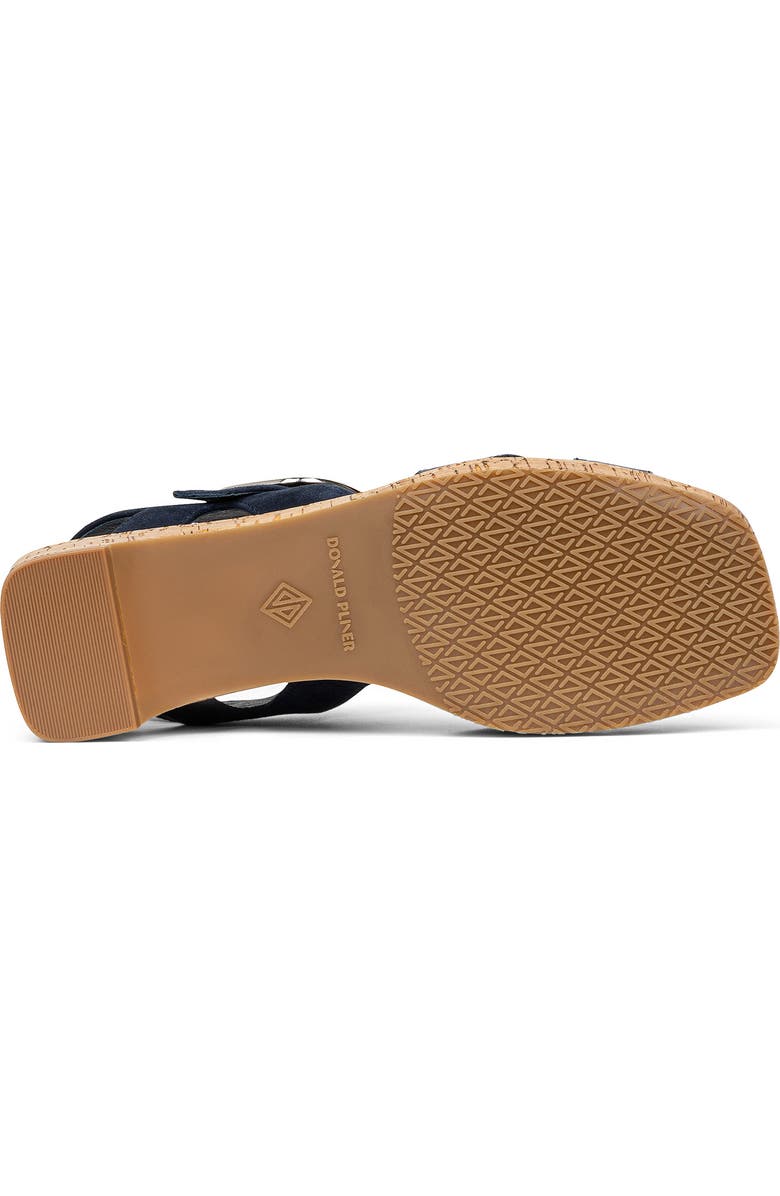 Donald Pliner Rolli Platform Sandal, Alternate, color, Navy