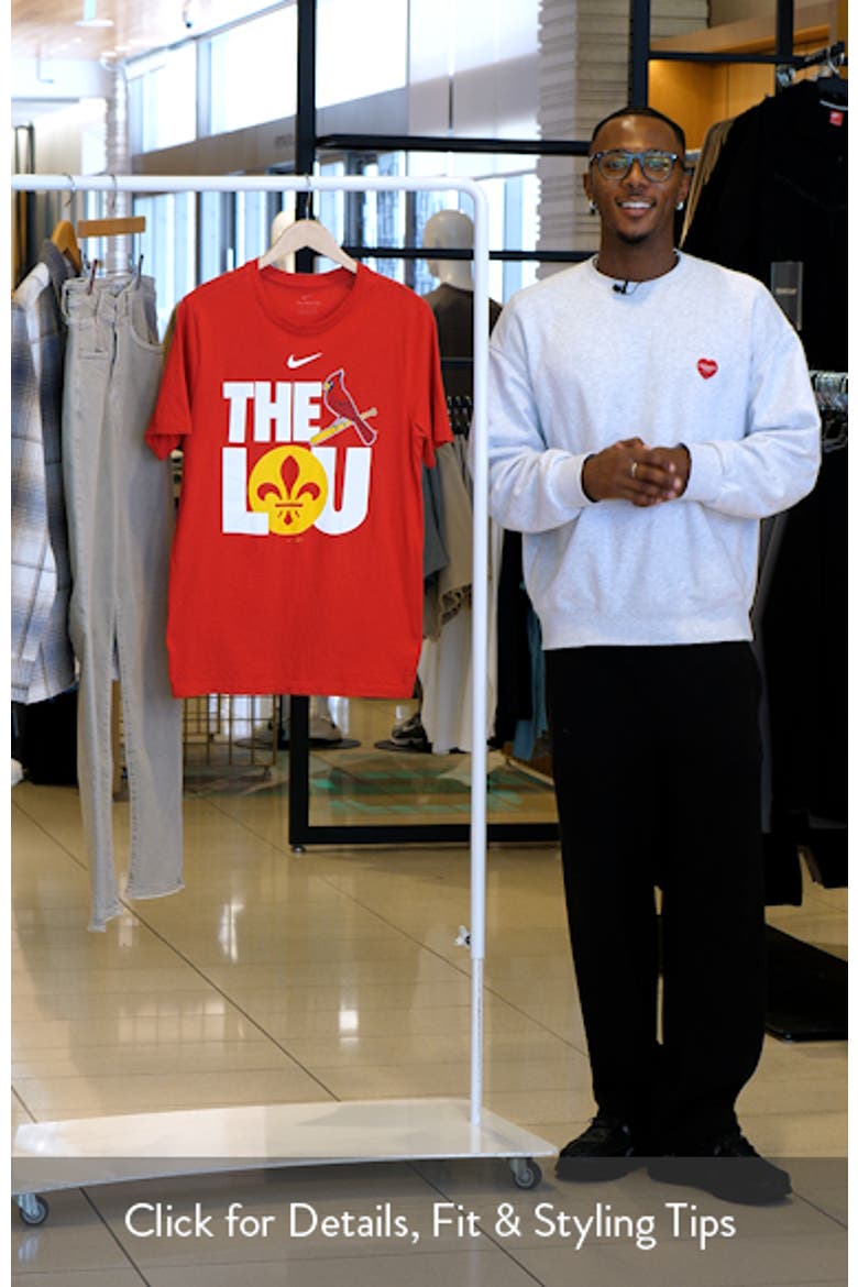 Men's Nike Red St. Louis Cardinals The Lou Local Team T-Shirt video