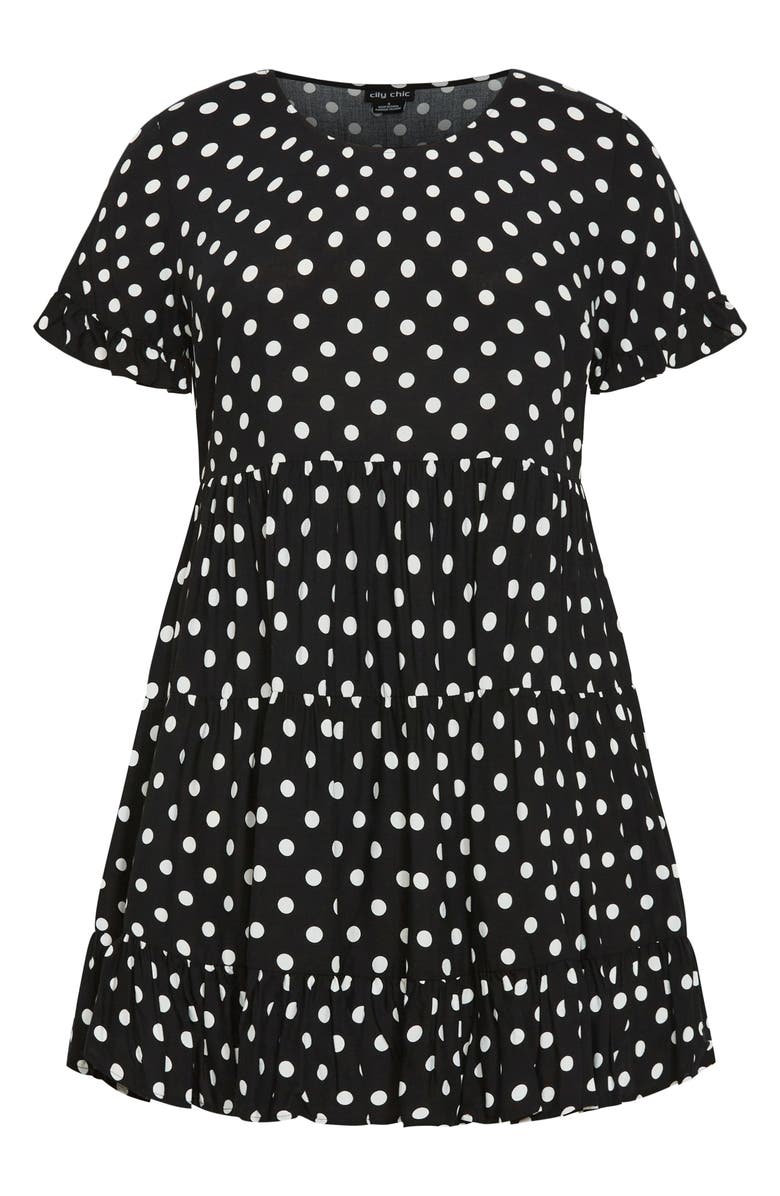 City Chic Nikki Print Dress, Alternate, color, 