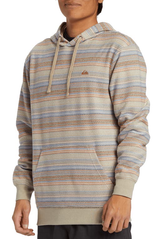 QUIKSILVER QUIKSILVER GREAT OTWAY STRIPE HOODIE