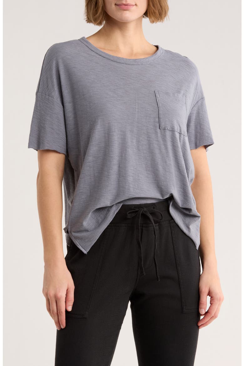 Crewneck Pocket T-Shirt, Main, color, NORTH