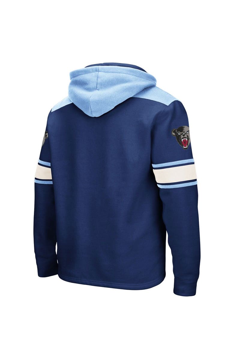 COLOSSEUM Men's Colosseum Navy Maine Black Bears 2.0 Lace-Up Pullover Hoodie, Alternate, color, Navy