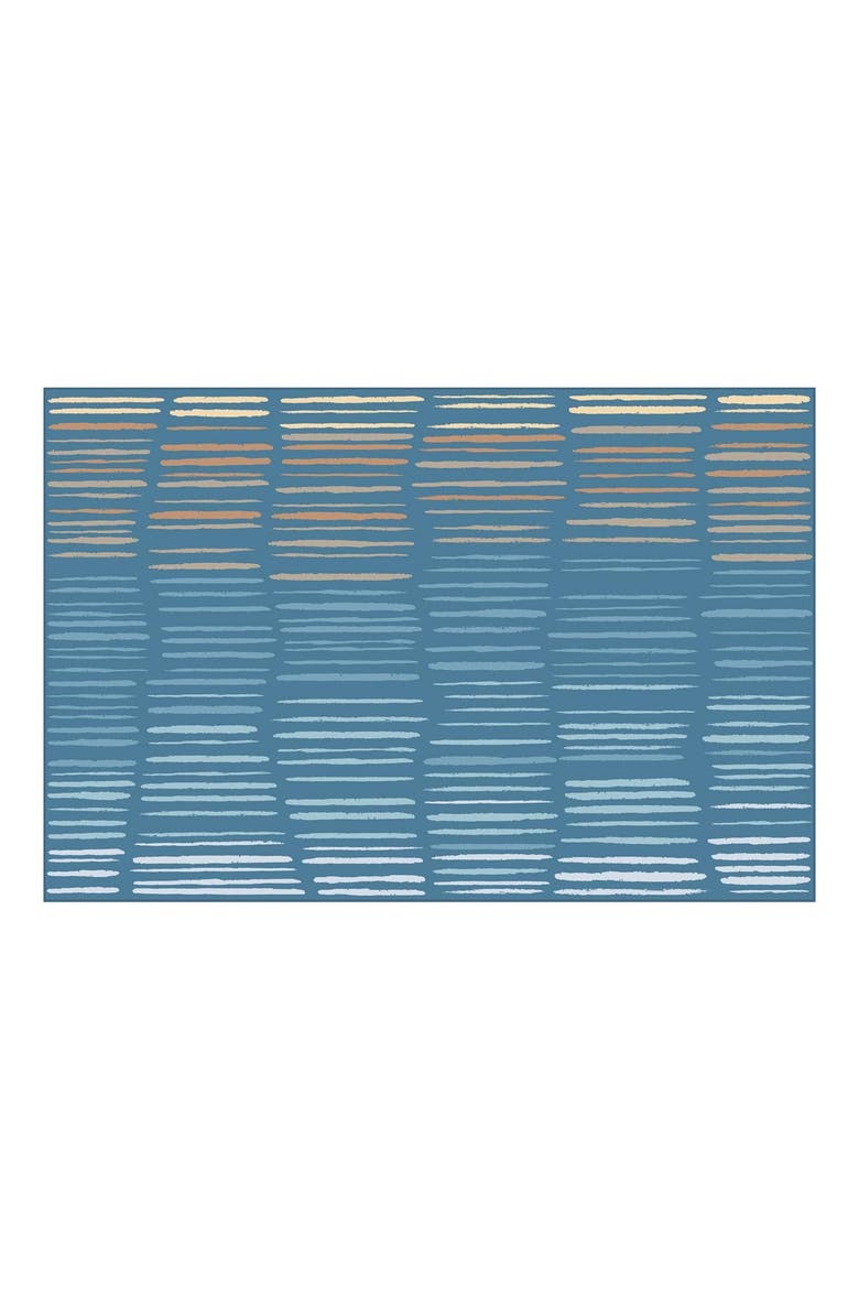 Horizon Carpet  - Blue - 4' x 6' Rectangle, Main, color, Blue