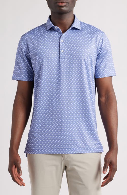 Johnnie-o Areca Palm Tree Print Prep-formance Golf Polo