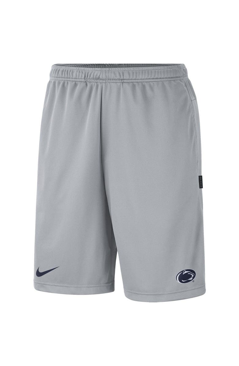 Nike Men's Nike Gray Penn State Nittany Lions Coaches Performance Shorts, Alternate, color, 