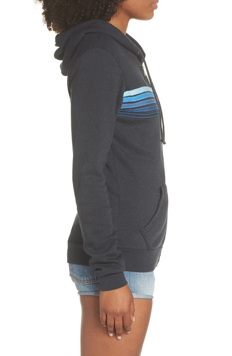 Aviator Nation 5-Stripe Zip Hoodie, Alternate, color, 