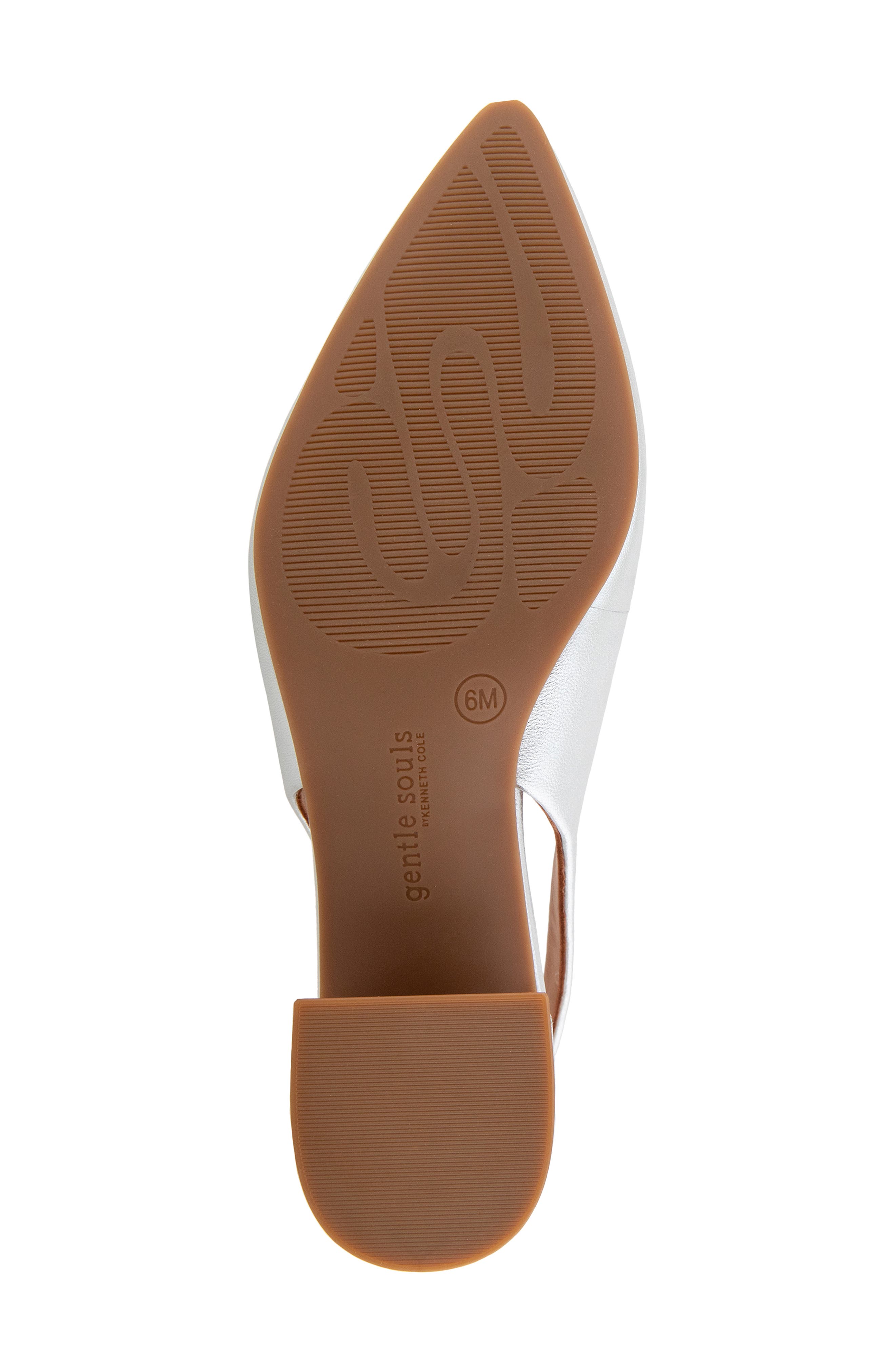 Georgia Slingback Pump, Alternate, color, SILVER LEATHER