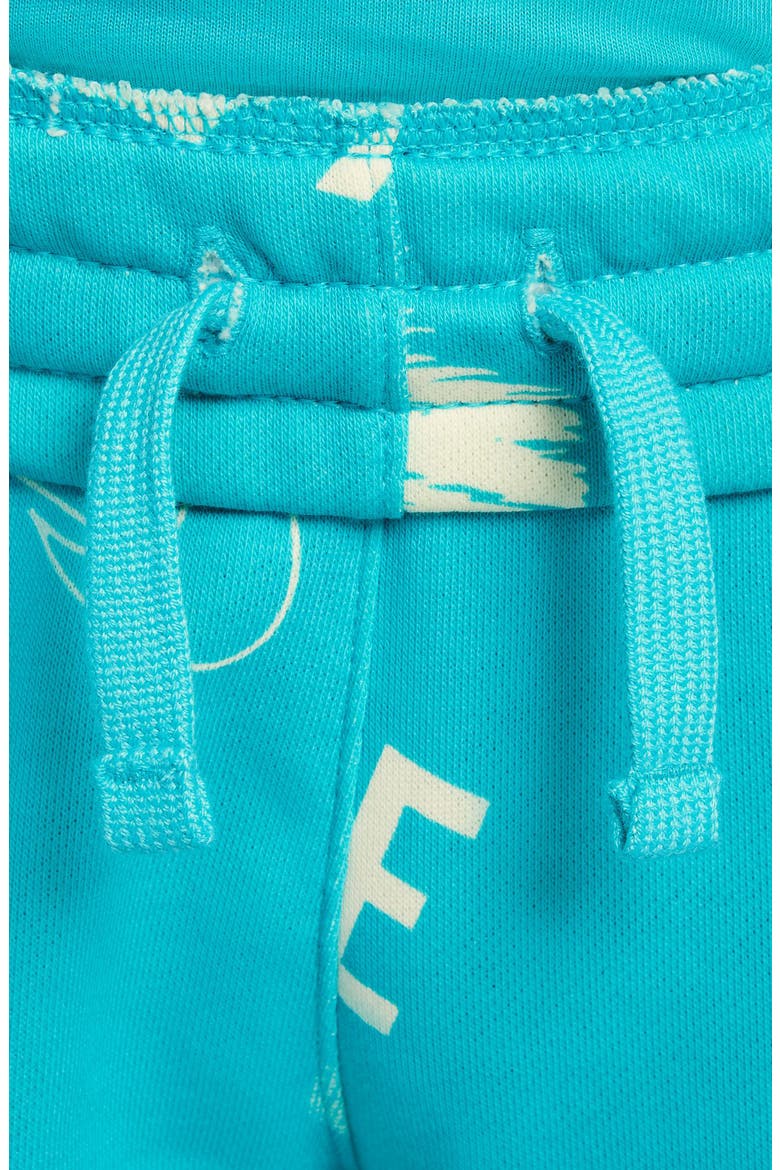 Kids' Club French Terry Shorts, Alternate, color, DUSTY CACTUS/ CACTUS/ WHITE