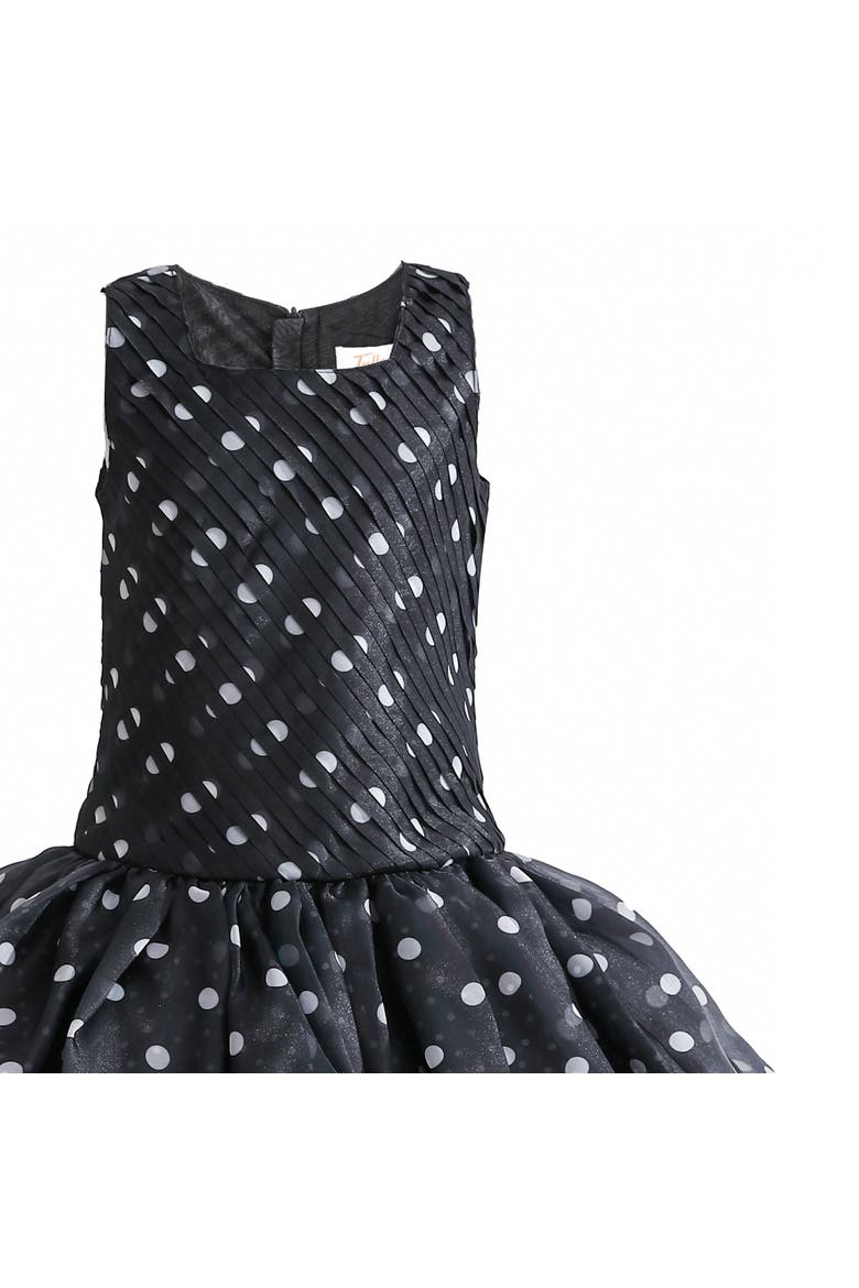 Calivra Polka Dot Dress, Alternate, color, Black