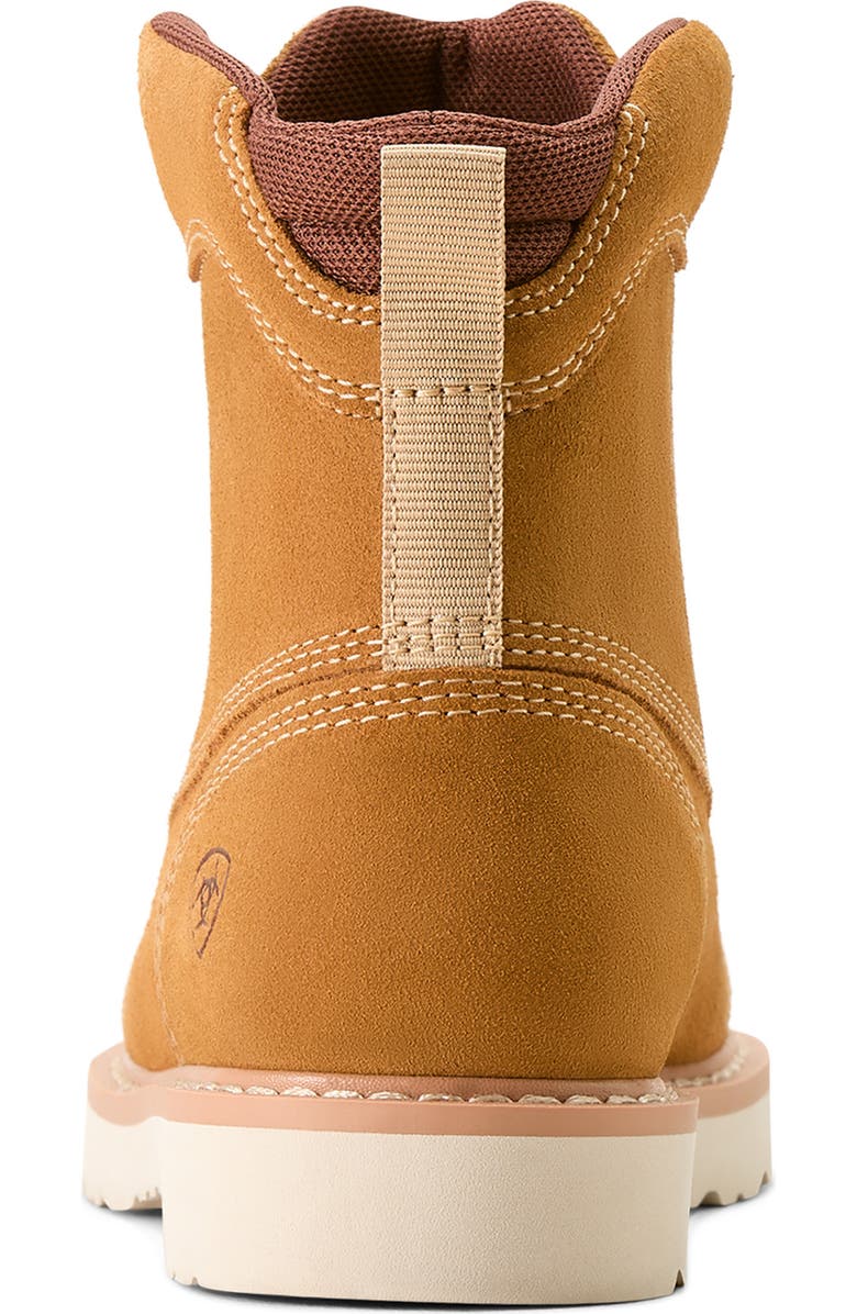 Ariat Kids' Lift Moc Toe Boot, Alternate, color, Wheat Suede