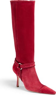 Cinq à Sept Whipstitch Knee High Boot