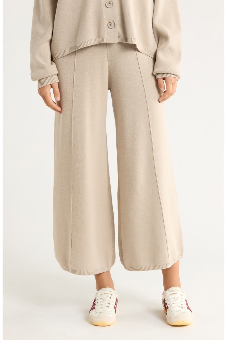 Luxe Lounge Knit Sweater Pants, Main, color, SHADOW ROCK
