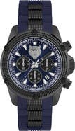 PLEIN SPORT Hurricane Silicone Strap Watch, 44mm