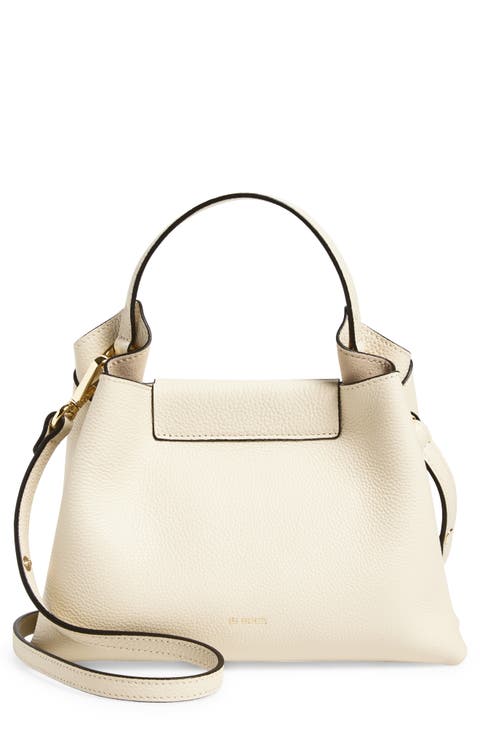 Elieze Leather Top Handle Bag